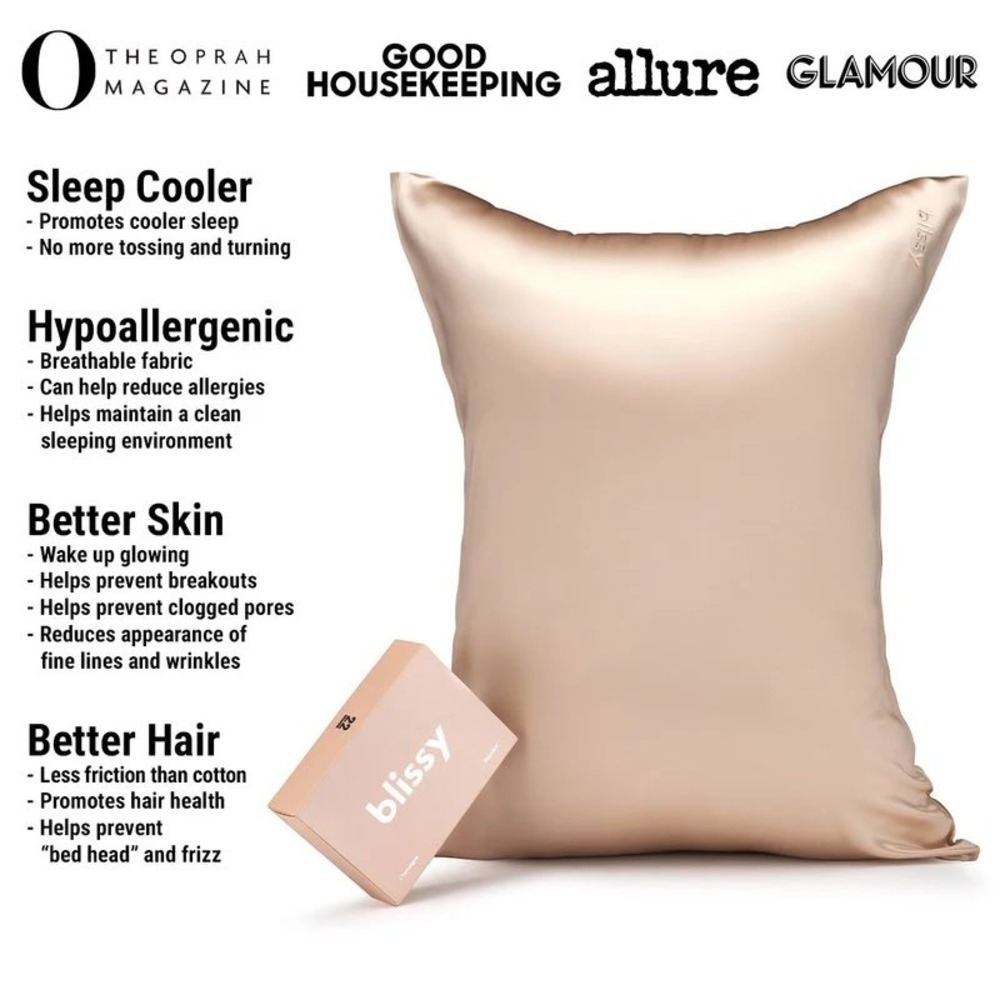 Blissy Pillowcase - Natural Beige - Picture 2 of 7